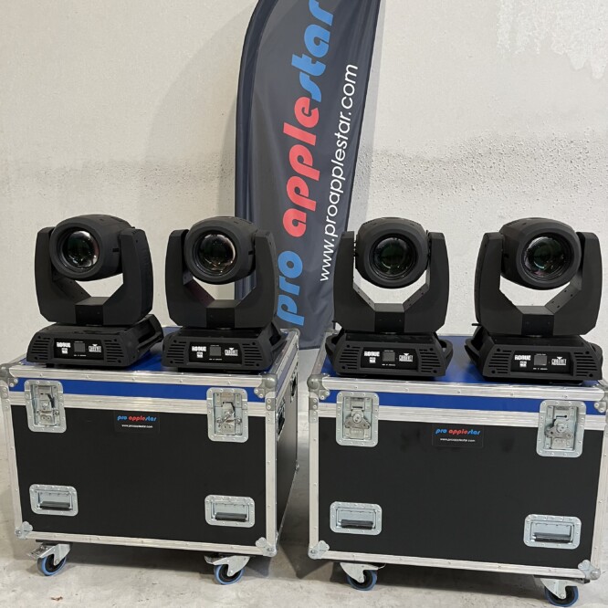 4x CHAUVET Professional Rogue R2X Beam Moving Heads